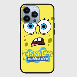 Чехол для iPhone 13 Pro Спанч Боб квадратные штаны, цвет: 3D-черный