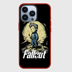 Чехол для iPhone 13 Pro Fallout boy, цвет: 3D-красный