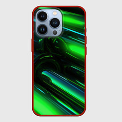 Чехол для iPhone 13 Pro Green elemetns, цвет: 3D-красный