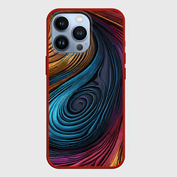 Чехол для iPhone 13 Pro Gradient madness, цвет: 3D-красный