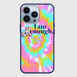Чехол для iPhone 13 Pro I am Kenough - retro tie-dye, цвет: 3D-тёмно-синий