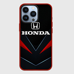 Чехол для iPhone 13 Pro Honda - технологии, цвет: 3D-красный