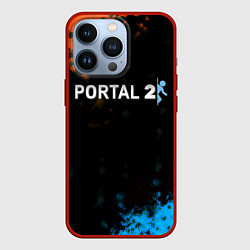 Чехол для iPhone 13 Pro Portal game, цвет: 3D-красный