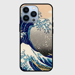 Чехол для iPhone 13 Pro Великая волна от Канагава, цвет: 3D-черный