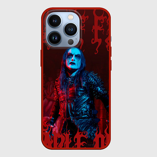 Чехол iPhone 13 Pro Cradle Of Filth: Dani Filth / 3D-Красный – фото 1