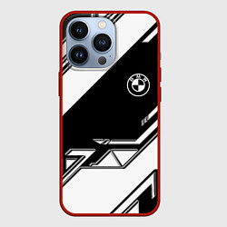 Чехол для iPhone 13 Pro Bmw sport geometry, цвет: 3D-красный