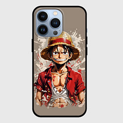 Чехол для iPhone 13 Pro Монки Ди Руфи - One Piece, цвет: 3D-черный