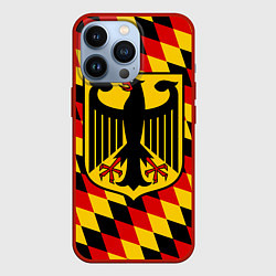 Чехол для iPhone 13 Pro Germany, цвет: 3D-красный