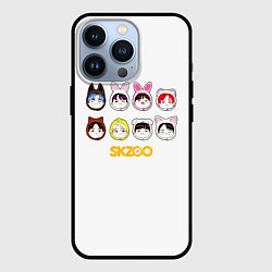 Чехол для iPhone 13 Pro Skzoo все вместе, цвет: 3D-черный