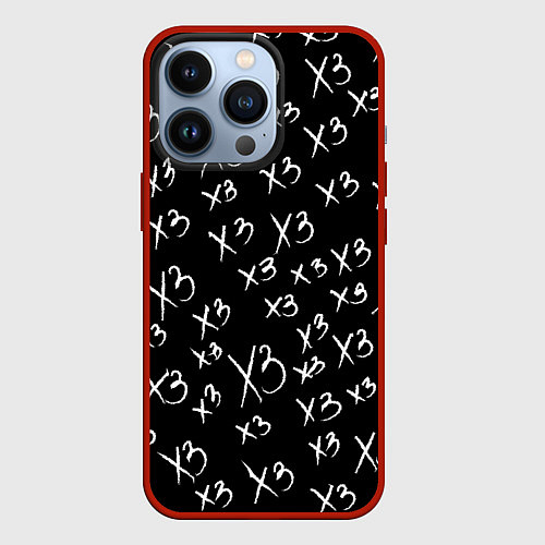 Чехол iPhone 13 Pro Хрен знает / 3D-Красный – фото 1