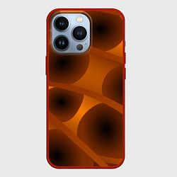 Чехол для iPhone 13 Pro Шоколадные овалы, цвет: 3D-красный