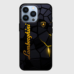 Чехол iPhone 13 Pro Lamborghini - плиты с эффектом свечения