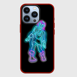 Чехол для iPhone 13 Pro Neon undead, цвет: 3D-красный