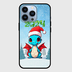 Чехол для iPhone 13 Pro Новогодний дракон 2024, цвет: 3D-черный