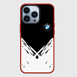 Чехол для iPhone 13 Pro BMW стильная геометрия спорт, цвет: 3D-красный