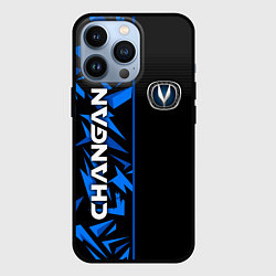 Чехол для iPhone 13 Pro Changan - blue uniform, цвет: 3D-черный