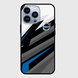 Чехол для iPhone 13 Pro Volvo - blue sport, цвет: 3D-черный