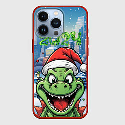 Чехол для iPhone 13 Pro Маленький дракон Грин, цвет: 3D-красный