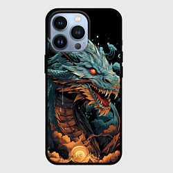 Чехол для iPhone 13 Pro Дракон ледяных замков 2024, цвет: 3D-черный