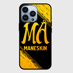 Чехол для iPhone 13 Pro Maneskin - gold gradient, цвет: 3D-черный