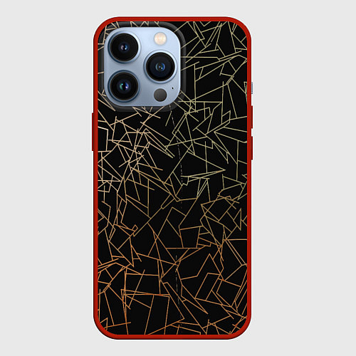 Чехол iPhone 13 Pro Триумф хаоса / 3D-Красный – фото 1