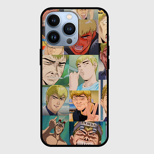 Чехол iPhone 13 Pro ГТО - Эйкити / 3D-Черный – фото 1