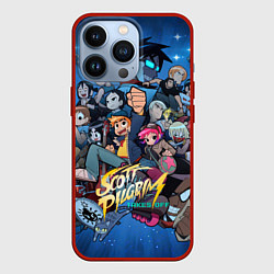 Чехол для iPhone 13 Pro Скотт Пилигрим жмёт на газ, цвет: 3D-красный
