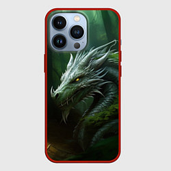 Чехол для iPhone 13 Pro Зеленый дракон 2024 года, цвет: 3D-красный