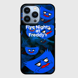 Чехол для iPhone 13 Pro Huggy Wuggy x Five Nights at Freddys, цвет: 3D-черный