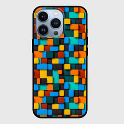 Чехол для iPhone 13 Pro Абстракция стикеры, цвет: 3D-черный