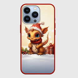 Чехол для iPhone 13 Pro Дракон магикус драконус, цвет: 3D-красный
