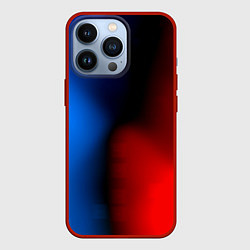 Чехол для iPhone 13 Pro Неоновый градиент краски, цвет: 3D-красный