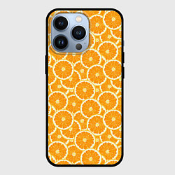 Чехол для iPhone 13 Pro Ломтики апельсина, цвет: 3D-черный