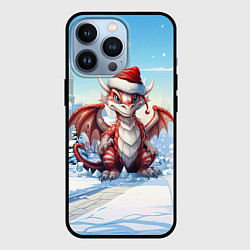 Чехол для iPhone 13 Pro Новый год 2024 дракон, цвет: 3D-черный