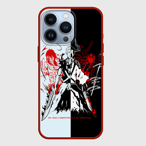 Чехол iPhone 13 Pro Ичиго Блич / 3D-Красный – фото 1