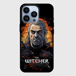 Чехол для iPhone 13 Pro Ведьмак арт иллюстрация, цвет: 3D-черный