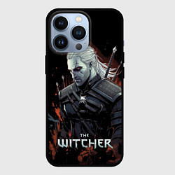 Чехол для iPhone 13 Pro Ведьмак Геральт из Ривии, цвет: 3D-черный