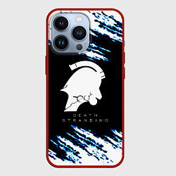 Чехол для iPhone 13 Pro Death stranding kojima game краски штрихи, цвет: 3D-красный