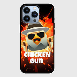 Чехол для iPhone 13 Pro Чикен Ган - взрыв, цвет: 3D-черный