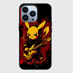 Чехол для iPhone 13 Pro Устрашаюший покемон с гитарой, цвет: 3D-черный