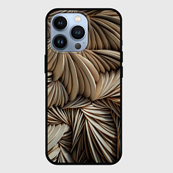 Чехол для iPhone 13 Pro Текстурные фоны, цвет: 3D-черный