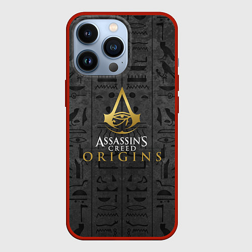 Чехол iPhone 13 Pro Пески Египта Assassins creed / 3D-Красный – фото 1