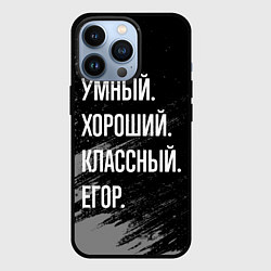 Чехол для iPhone 13 Pro Умный хороший классный: Егор, цвет: 3D-черный