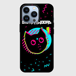 Чехол для iPhone 13 Pro Die Antwoord - rock star cat, цвет: 3D-черный