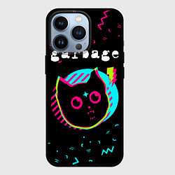 Чехол для iPhone 13 Pro Garbage - rock star cat, цвет: 3D-черный