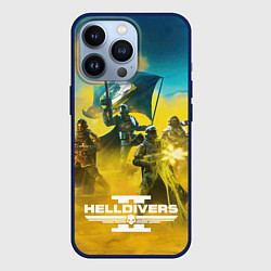 Чехол для iPhone 13 Pro Helldivers 2: Battle, цвет: 3D-тёмно-синий