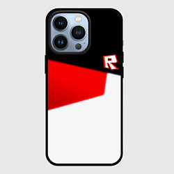 Чехол для iPhone 13 Pro Roblox текстура мобайл геометрия, цвет: 3D-черный