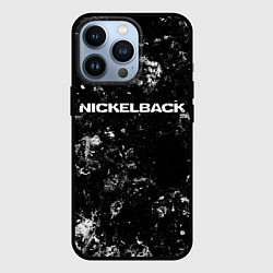 Чехол для iPhone 13 Pro Nickelback black ice, цвет: 3D-черный