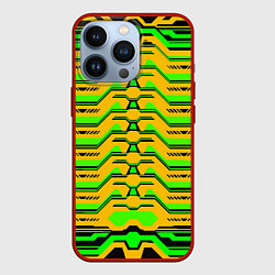 Чехол для iPhone 13 Pro Броня сайрекса мк v2, цвет: 3D-красный