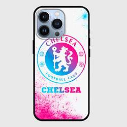 Чехол для iPhone 13 Pro Chelsea neon gradient style, цвет: 3D-черный